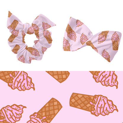 Girly summer Ice Cream Pattern