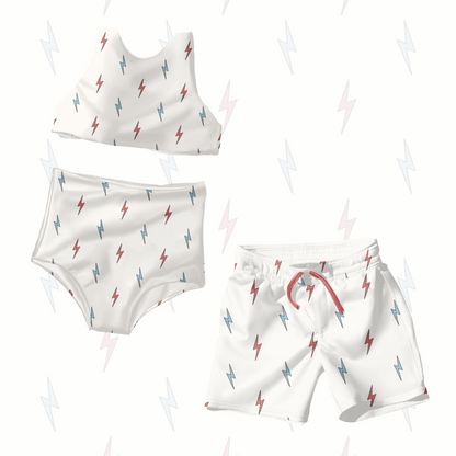 July Lightning Bolts Pattern