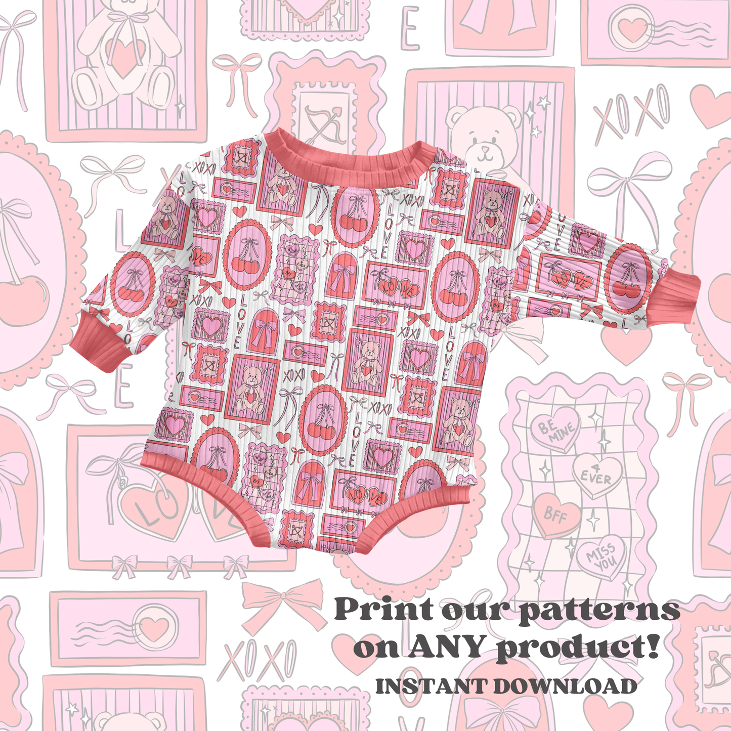 Preppy Valentine Frames