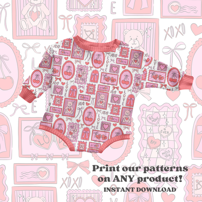 Preppy Valentine Frames