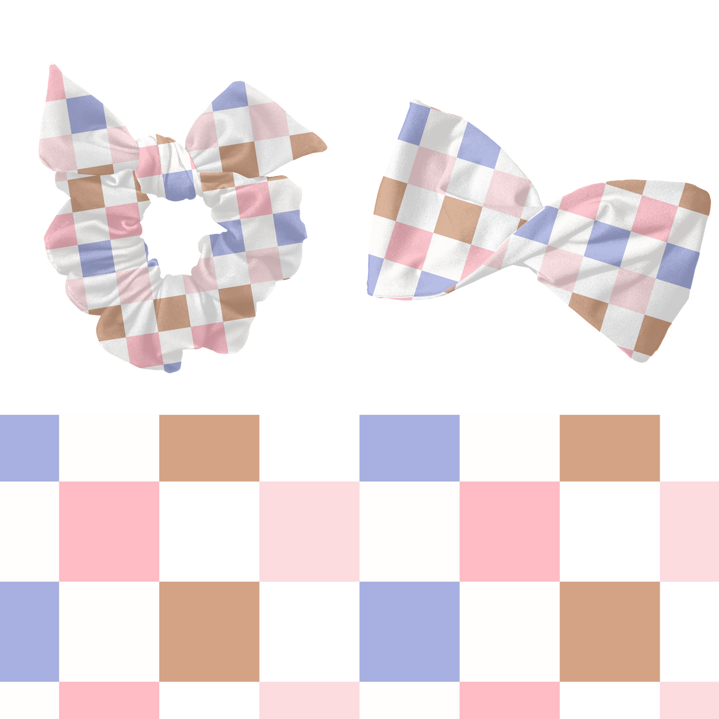 Pastel Checkered Pattern Design