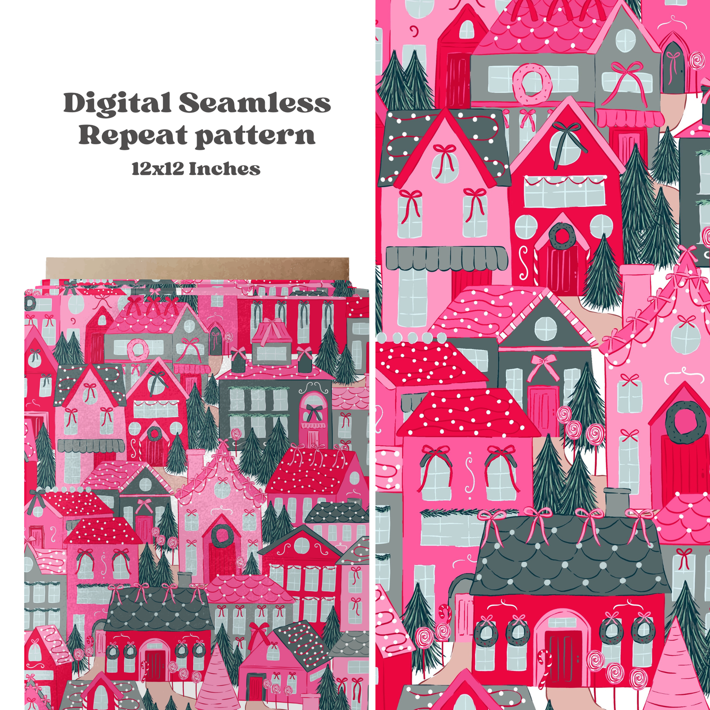 Preppy Christmas Village