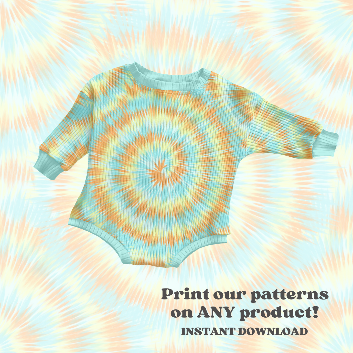 Bright Summer tie dye