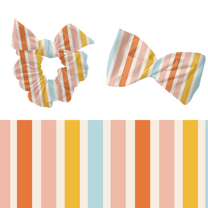 Retro Groovy Stripe Pattern