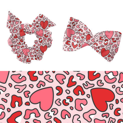 Heart Cheetah Pattern Design