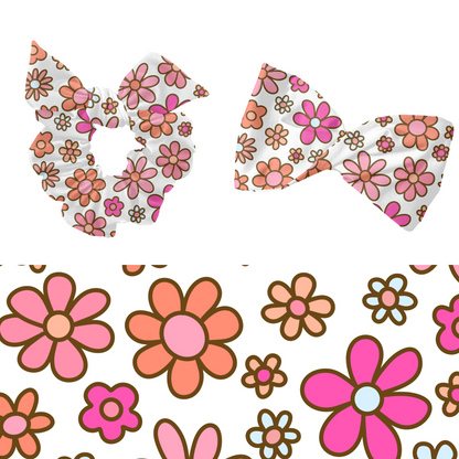 Retro Daisy Floral Pattern