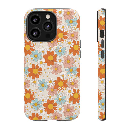 Vintage Retro Daisy Floral Phone Case