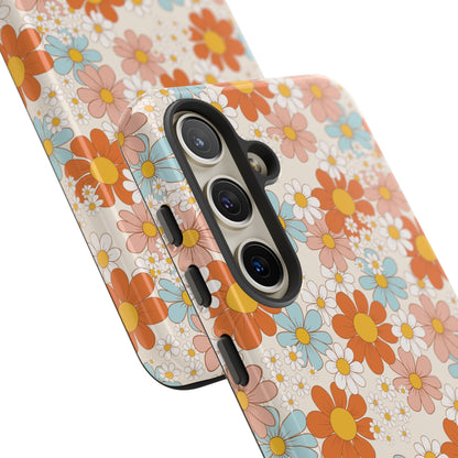 Vintage Retro Daisy Floral Phone Case