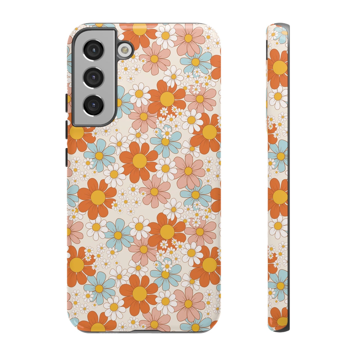 Vintage Retro Daisy Floral Phone Case