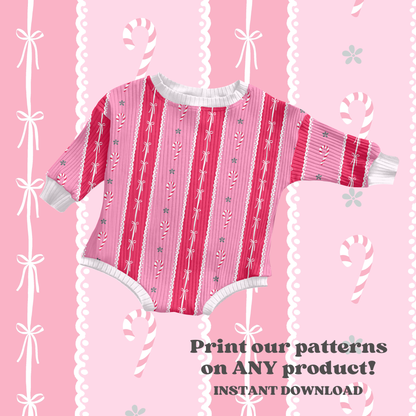 Preppy Christmas Stripe