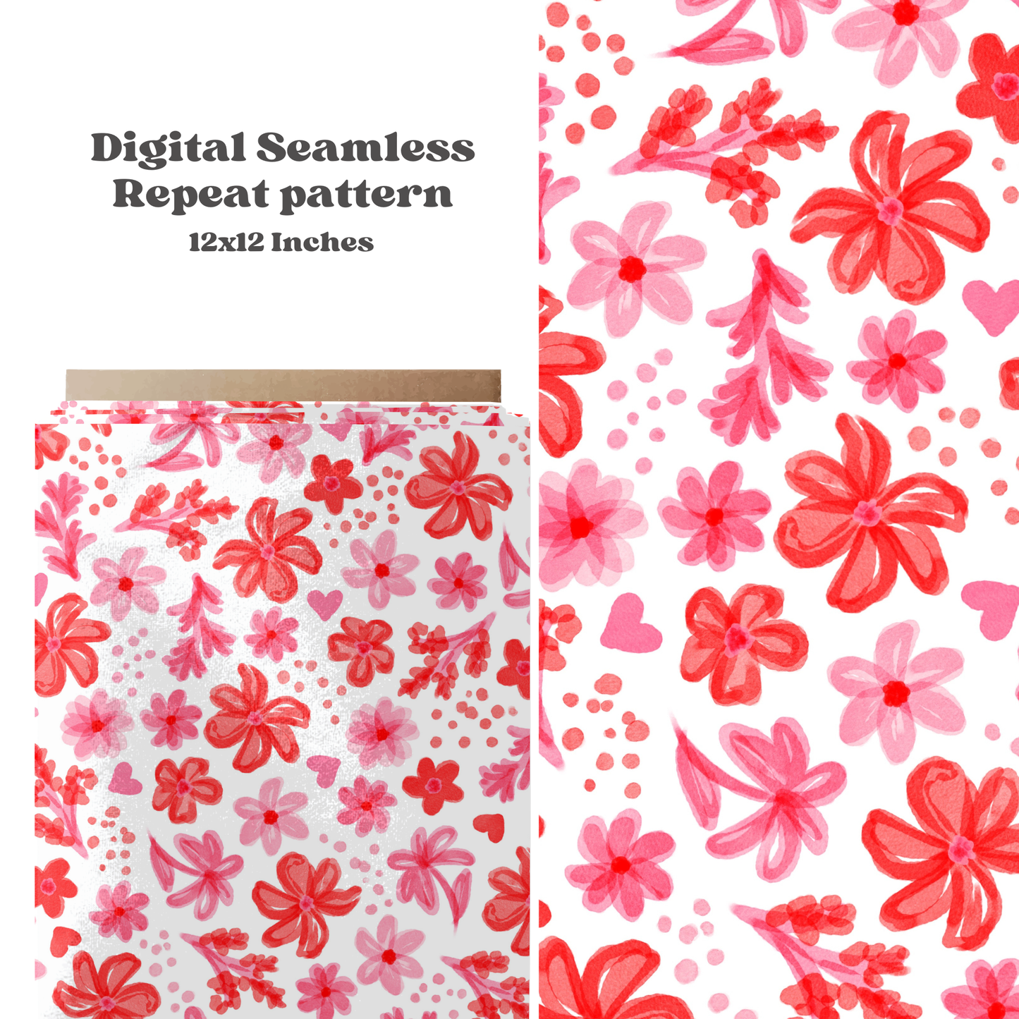 Bright Watercolor Dainty Floral