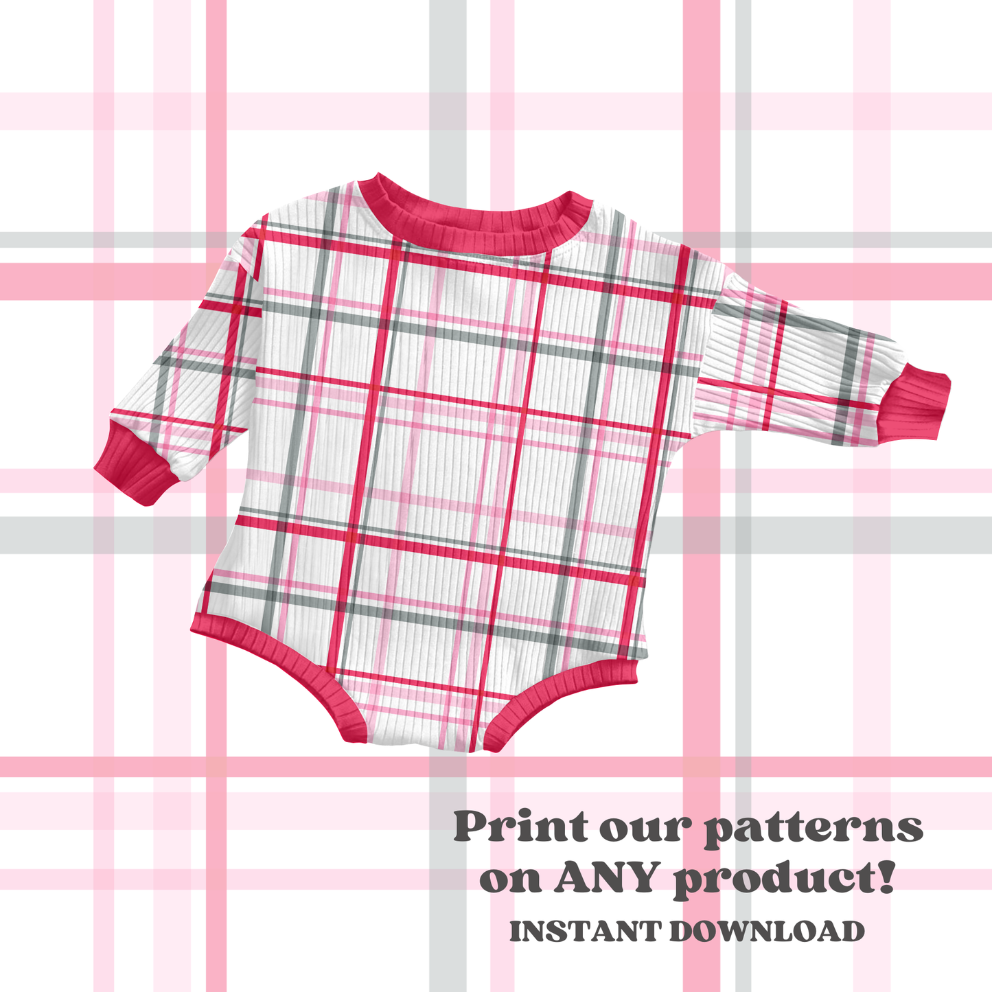 Preppy Christmas Pattern Bundle
