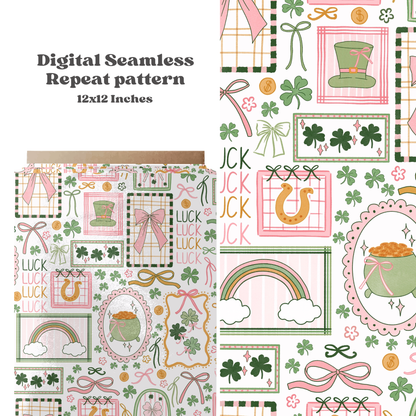 Preppy St. Patrick's Stamps