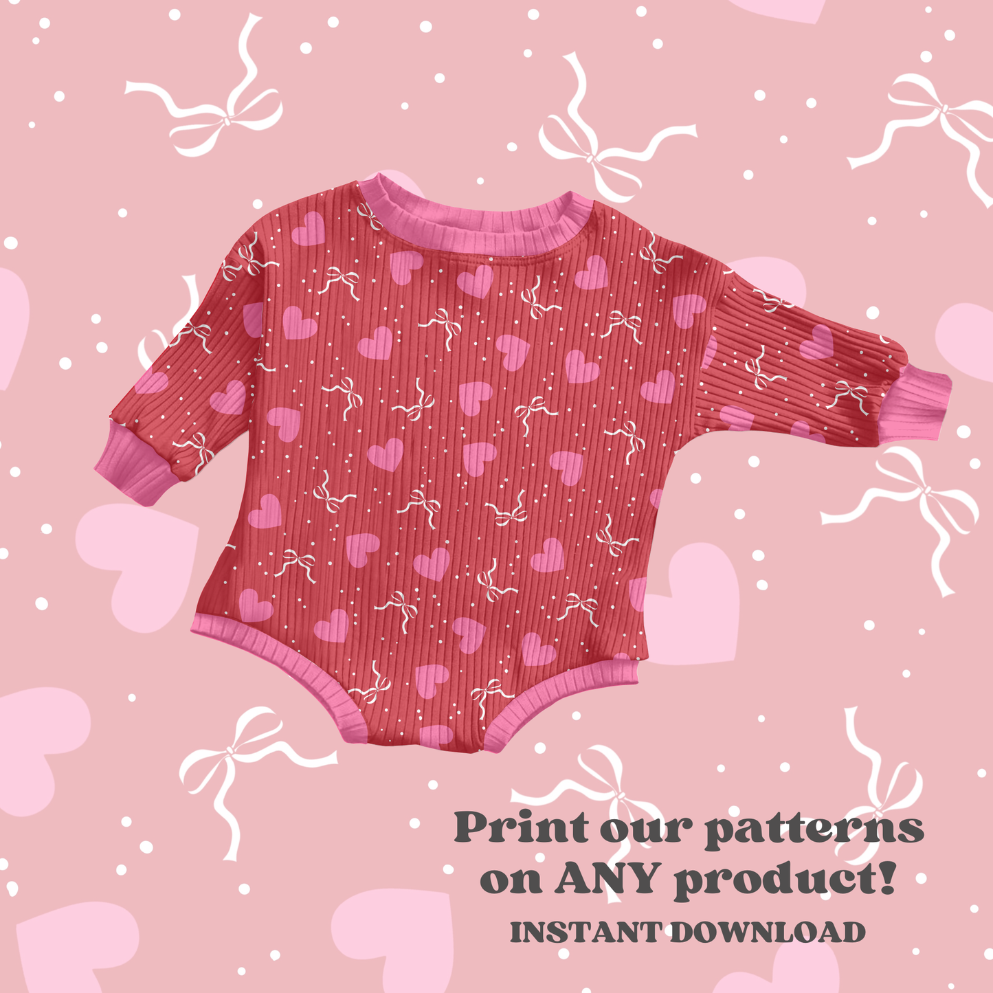 Valentine Hearts and Bows