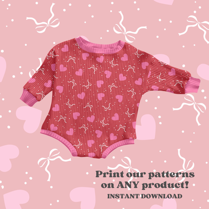 Valentine Hearts and Bows