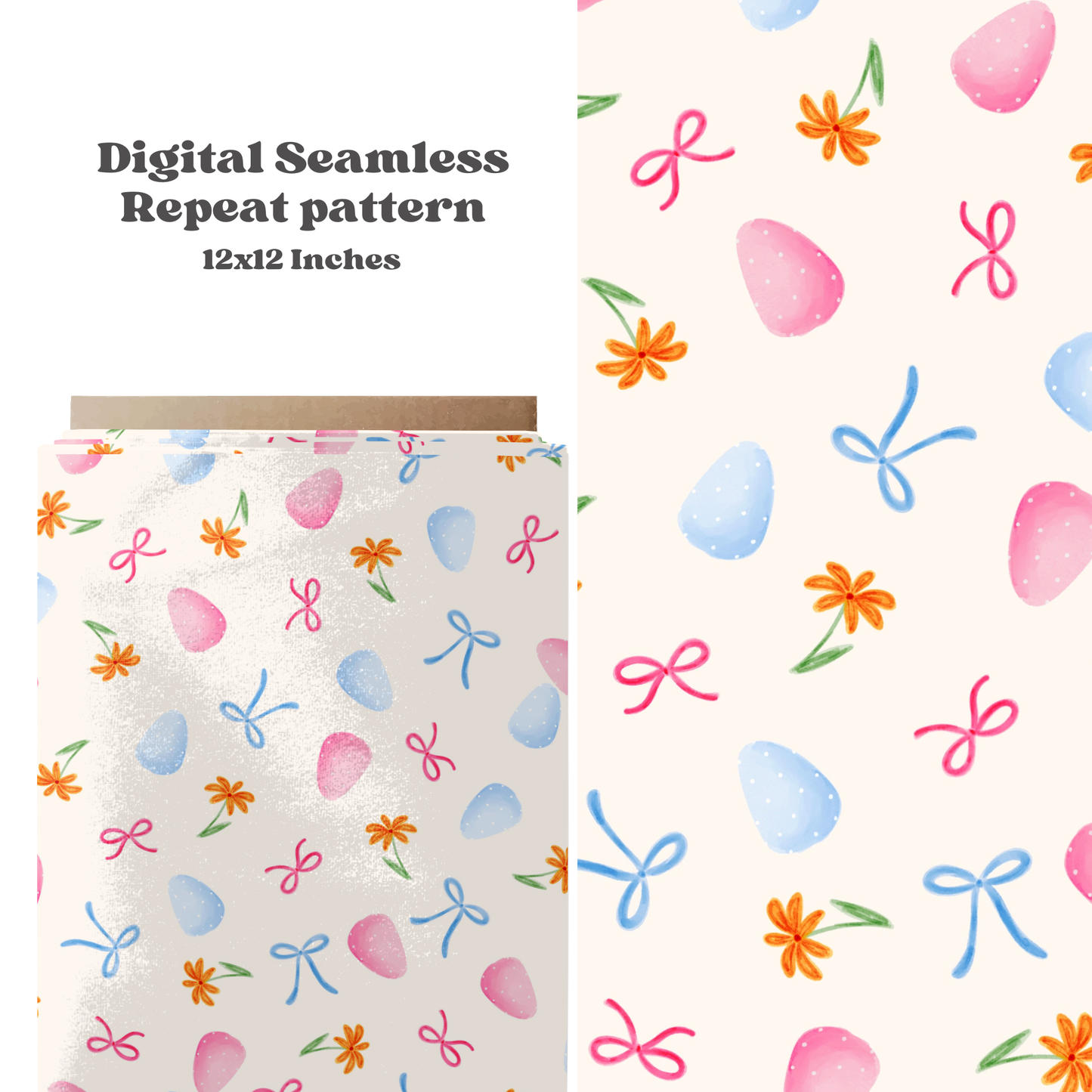 Preppy Pastel Easter Eggs