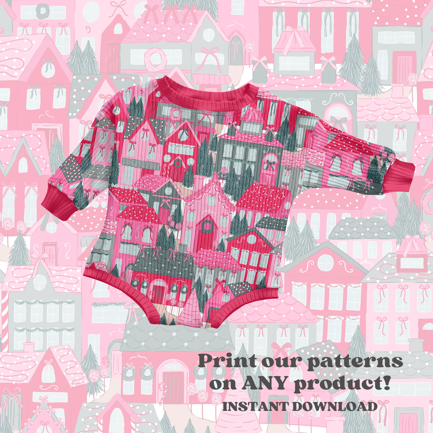 Preppy Christmas Village