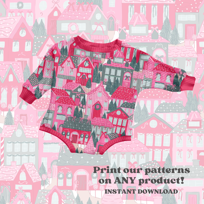 Preppy Christmas Village