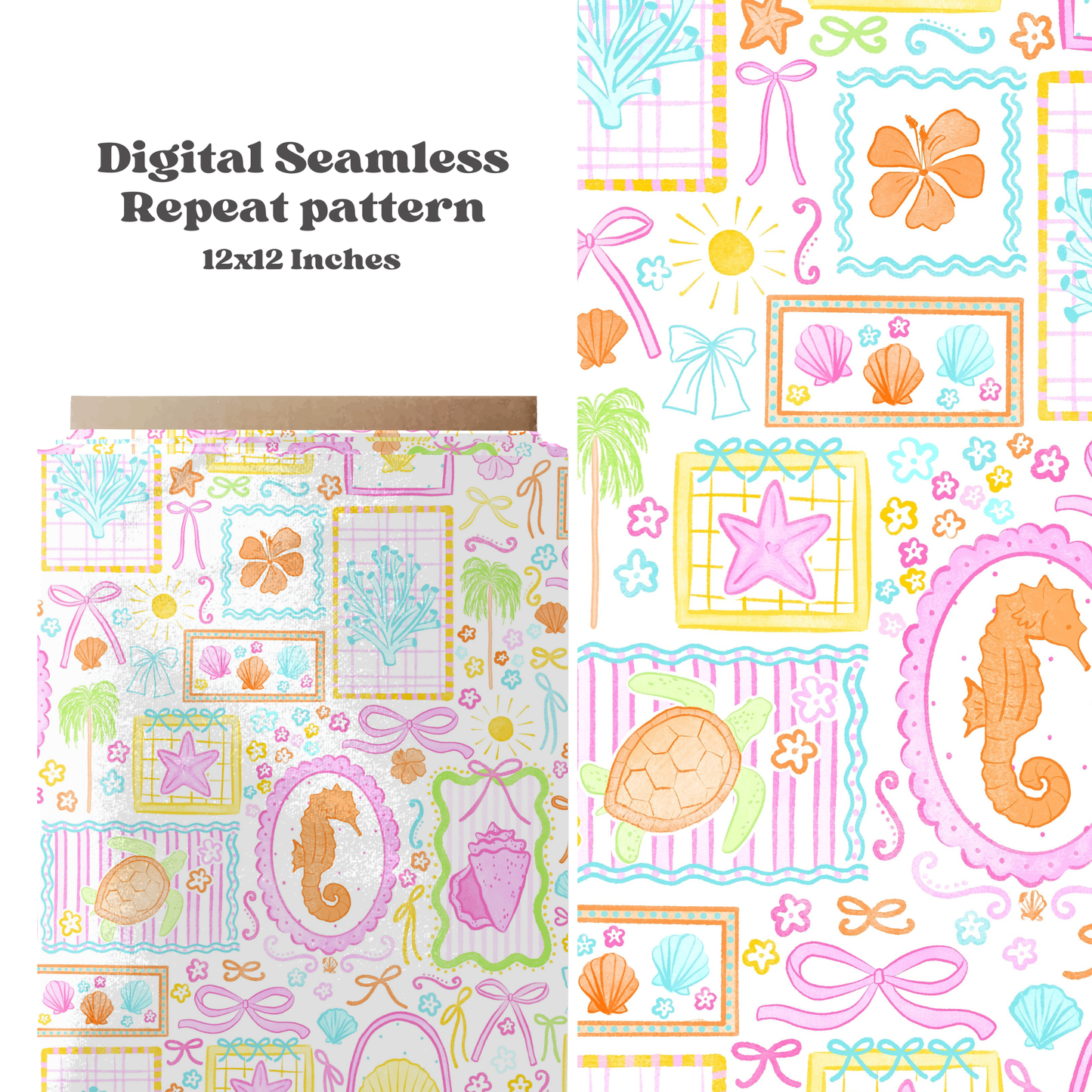 Pastel Summer Stamps