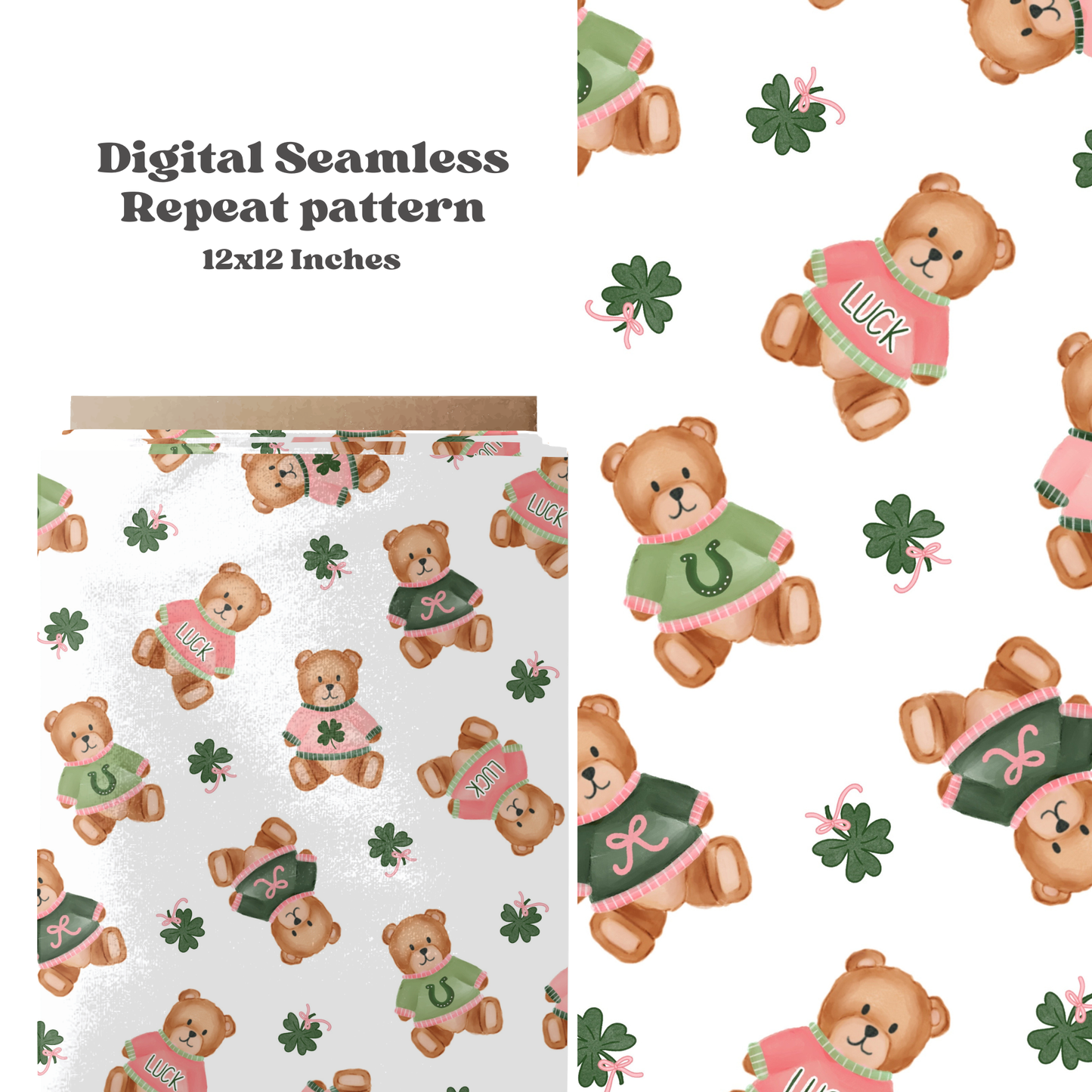 St. Patrick's Sweater Bears