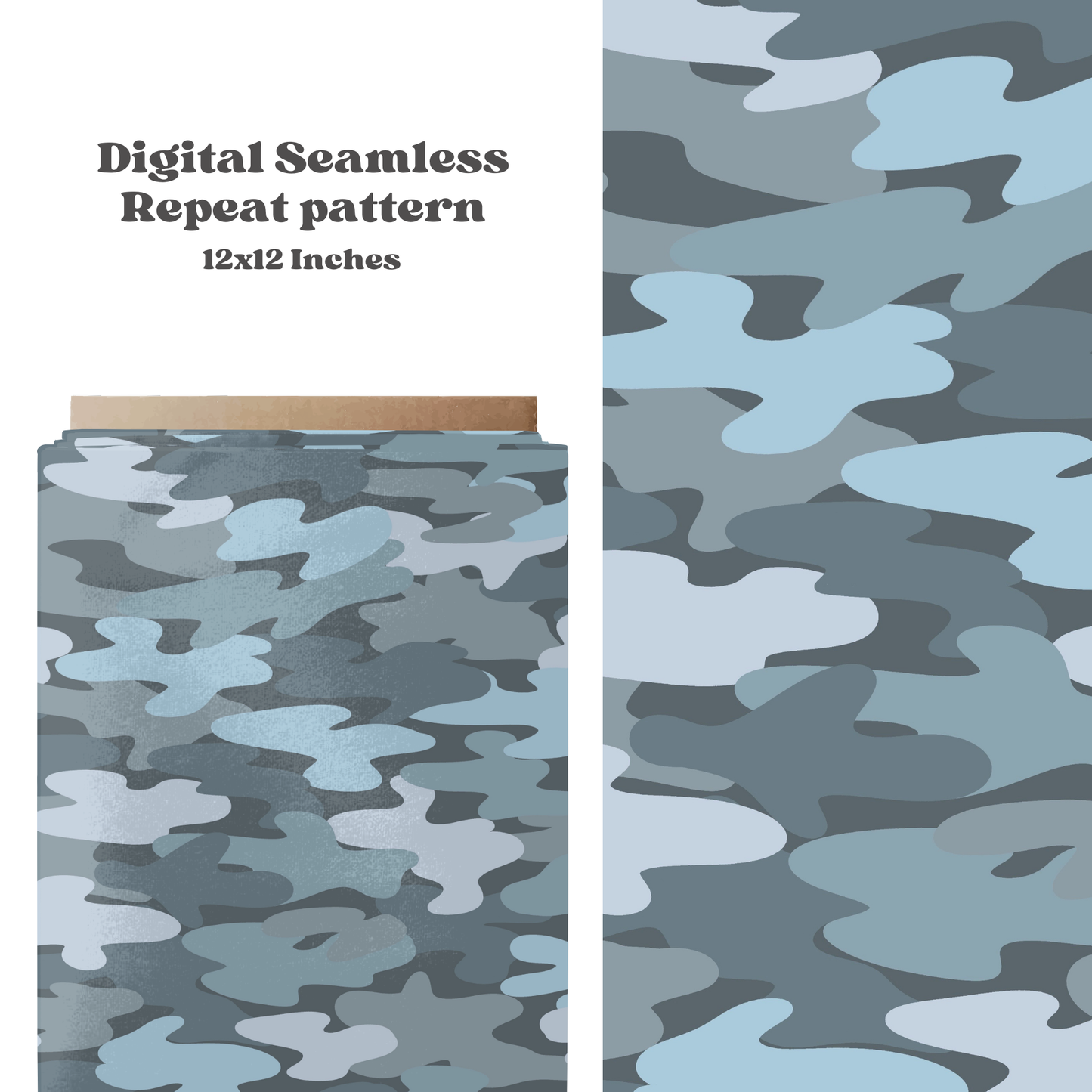 Blue camo Pattern