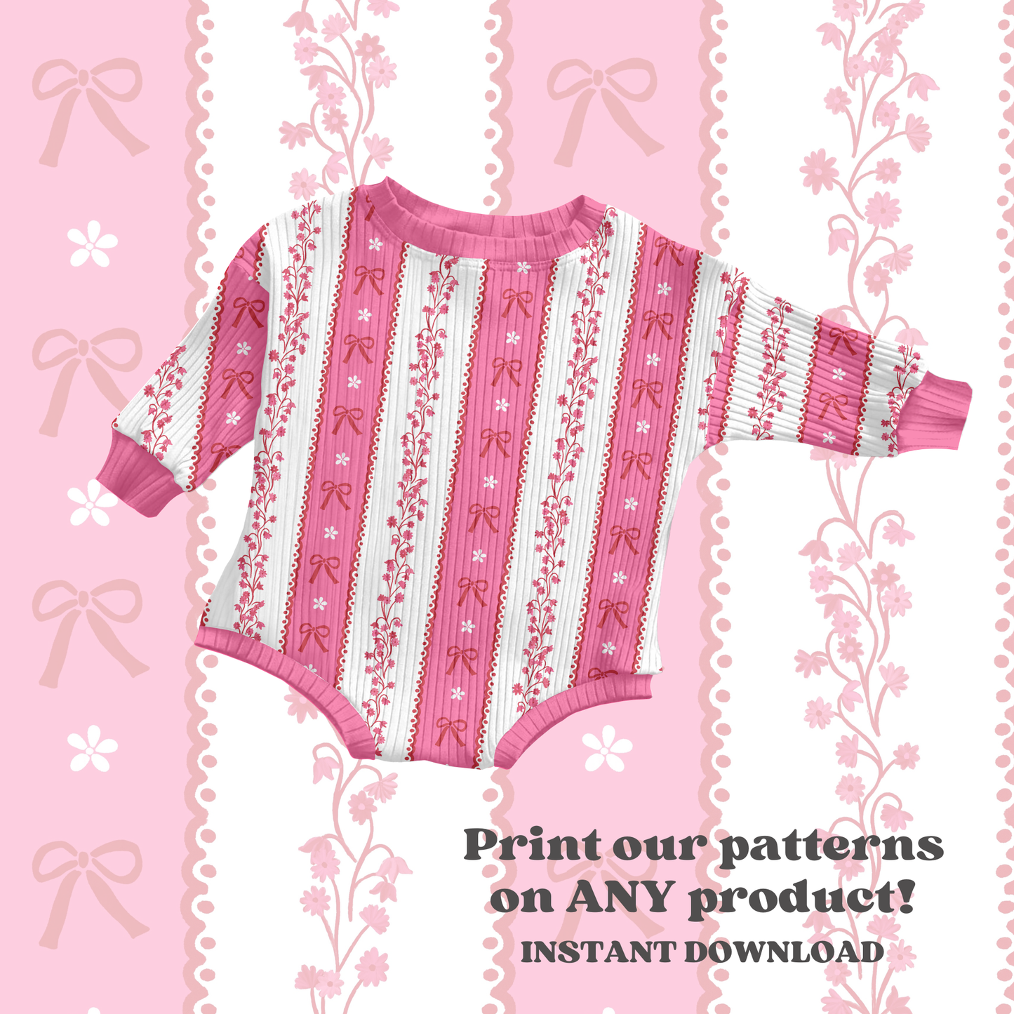 Valentine Lace Stripe