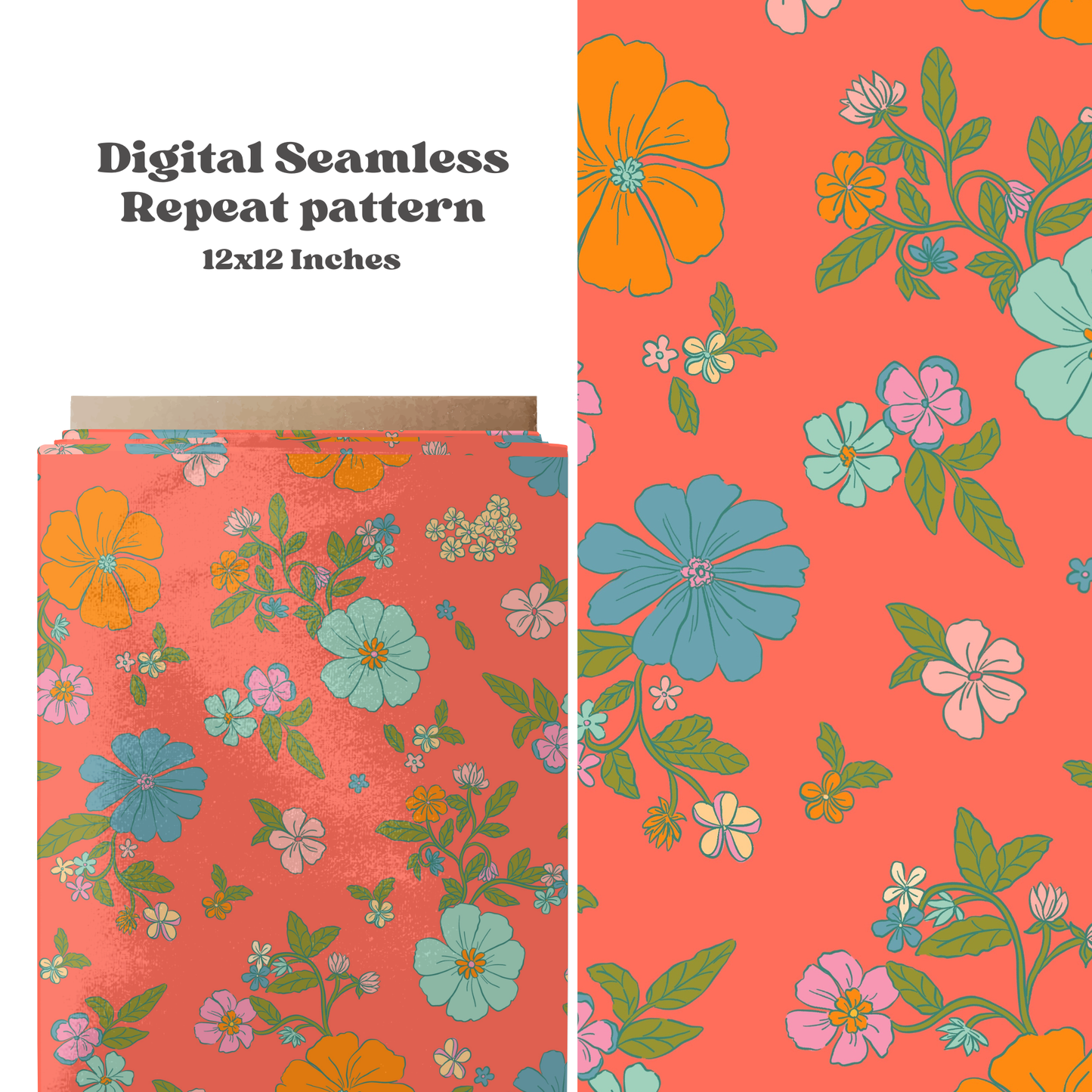Coral Summer Foral