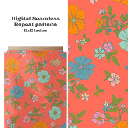Coral Summer Foral