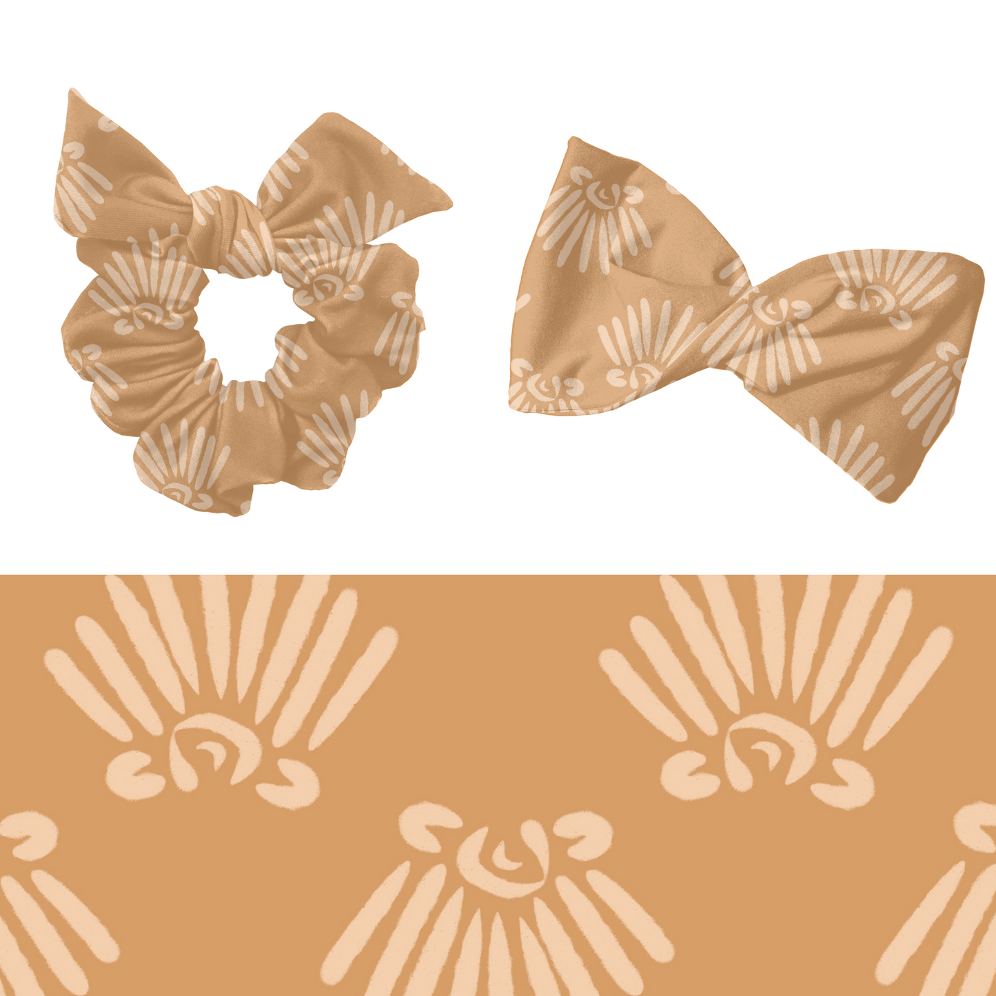Boho neutral seashells Pattern