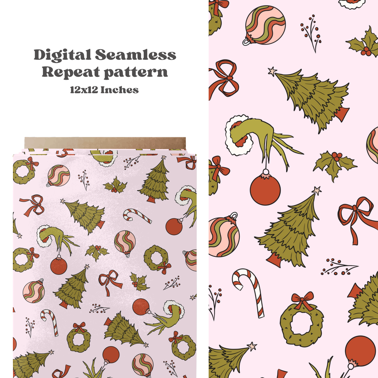 Christmas girly mean one pattern