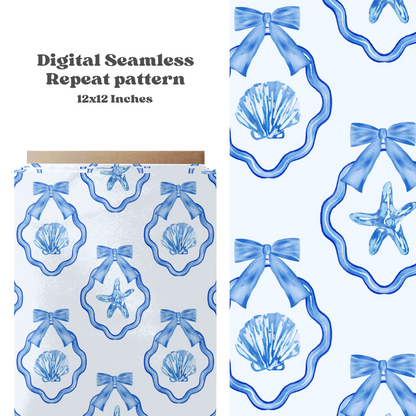 Watercolor Coquette Summer Pattern