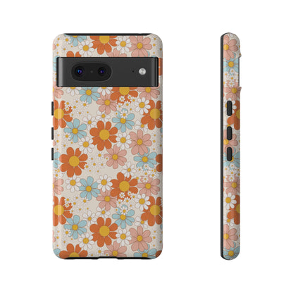 Vintage Retro Daisy Floral Phone Case