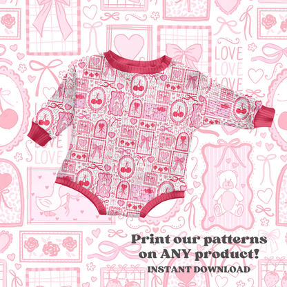 Watercolor Valentine Stamps