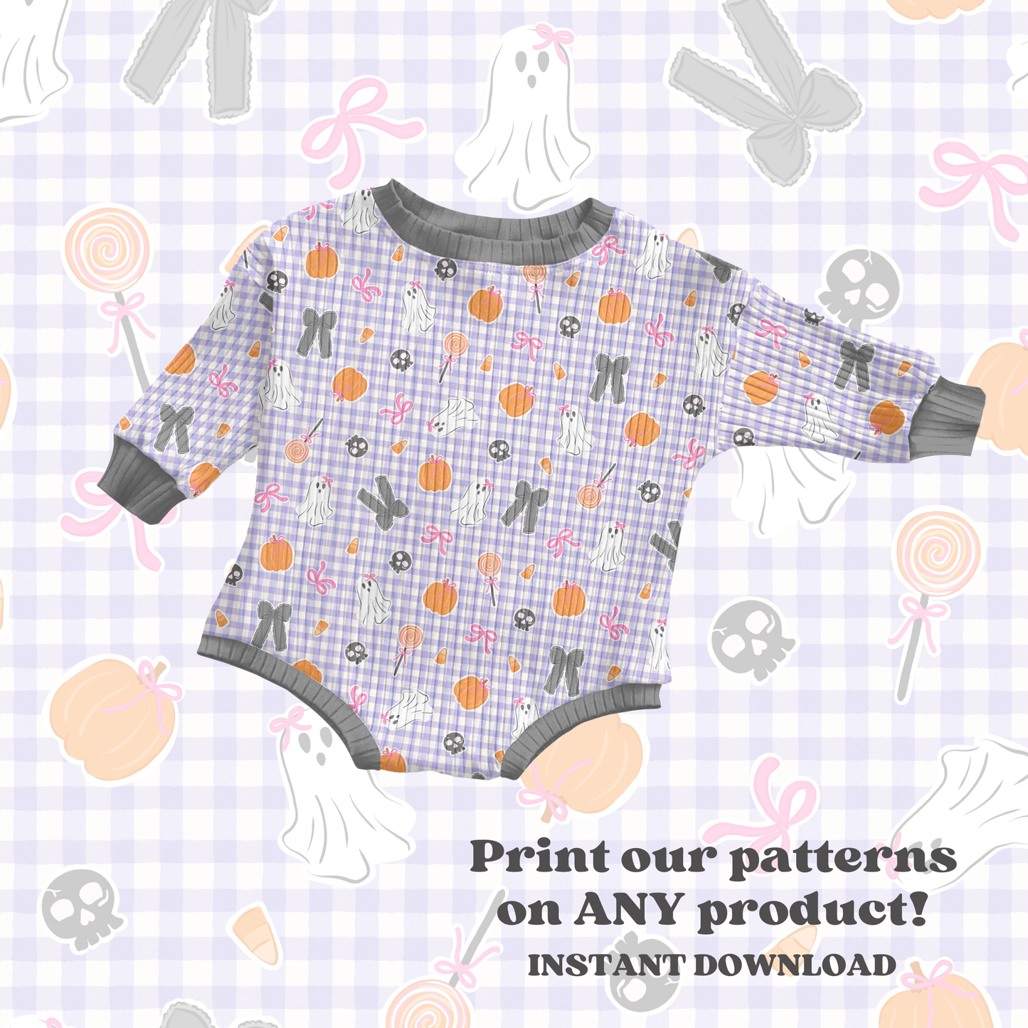 Preppy Gingham Halloween