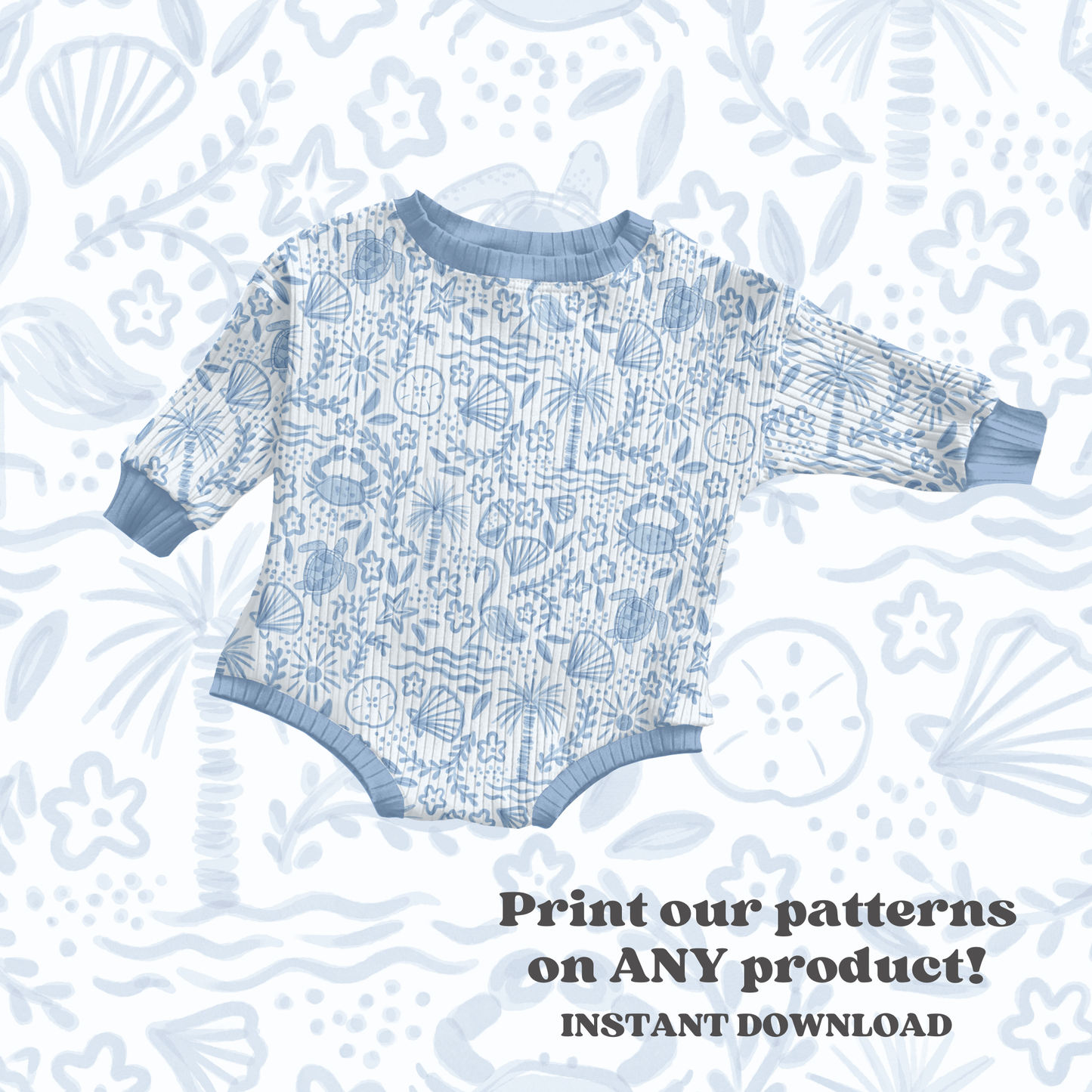 Muted nautical beach