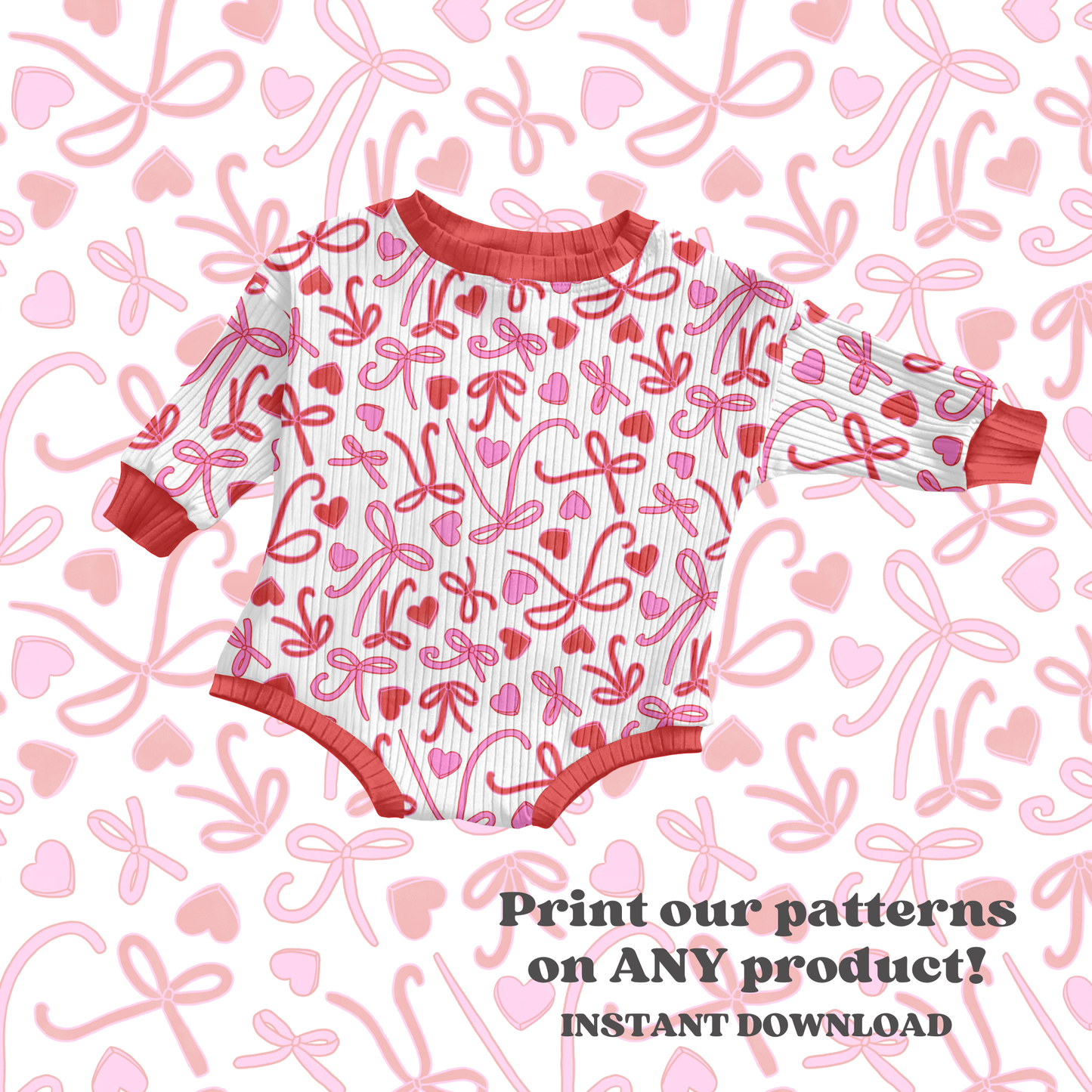 Valentine Bow Hearts