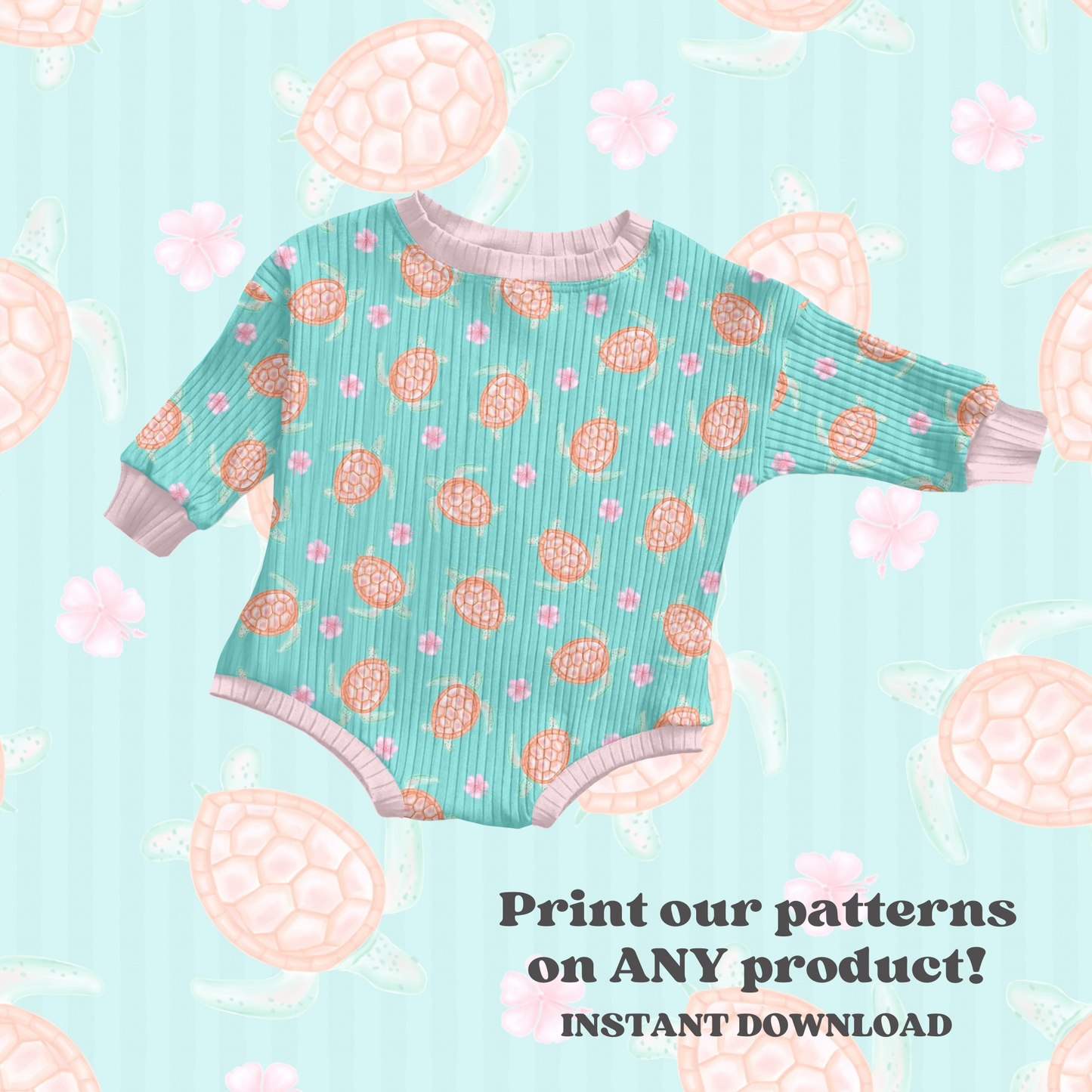 Summer Sea Turtle Stripes