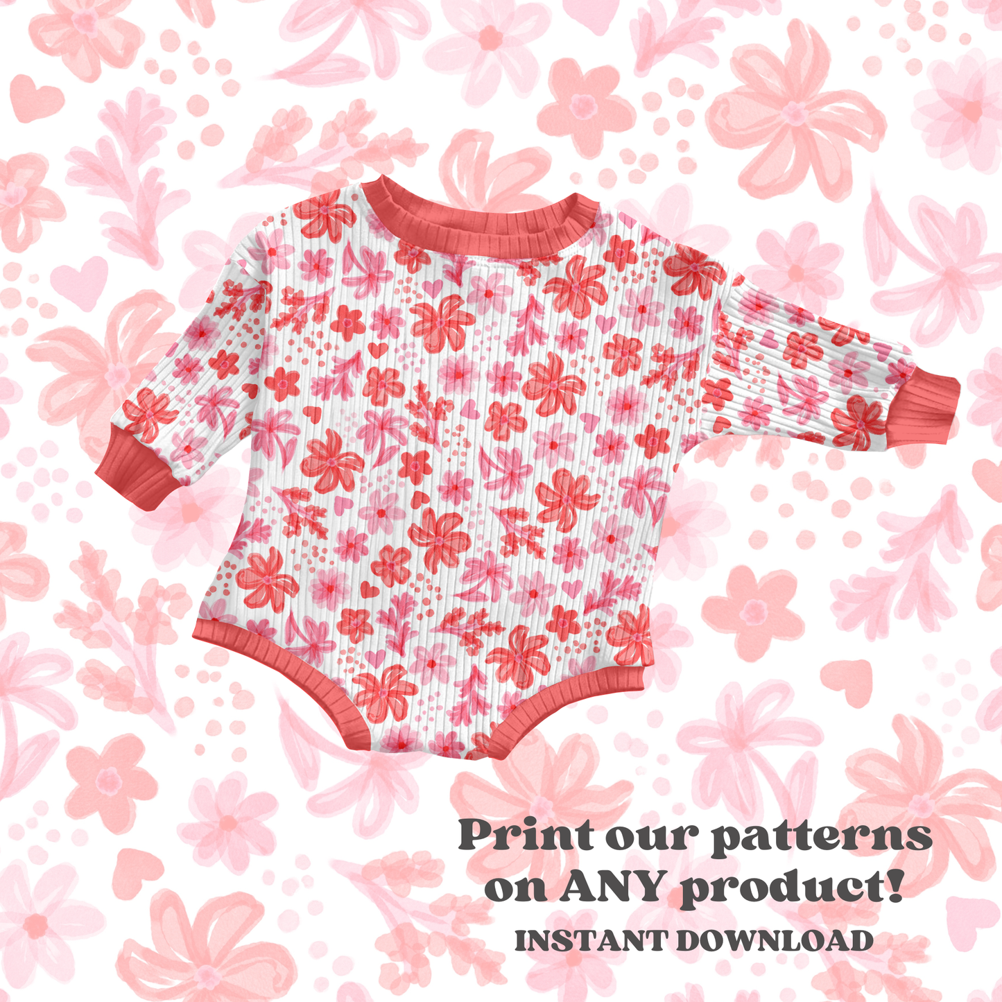 Bright Watercolor Dainty Floral