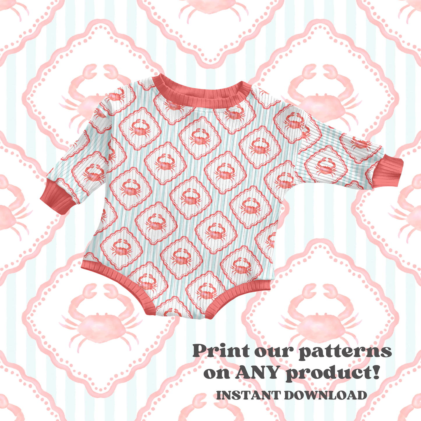 Scalloped Summer Crab Patchwork