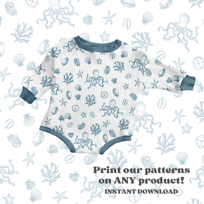 Nautical Coastal Toile