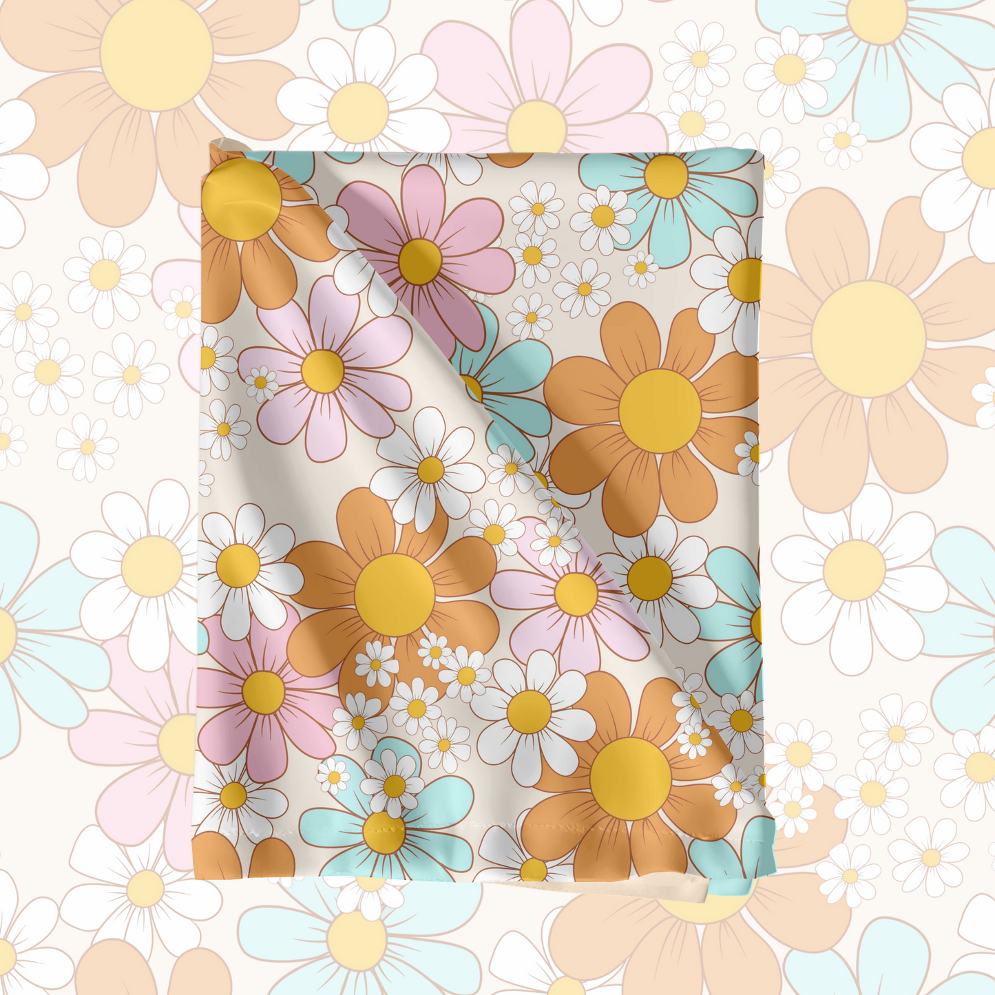 Bright summer daisy floral Pattern