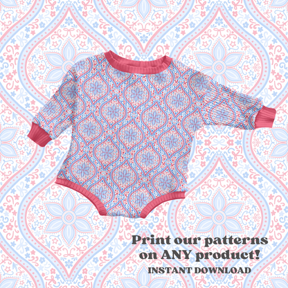 Patriotic Scallop Floral