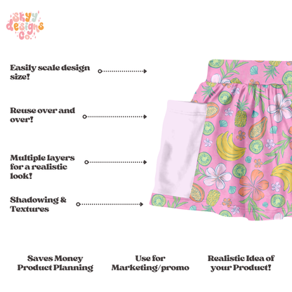Pocket Skirt Mock-up