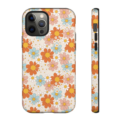 Vintage Retro Daisy Floral Phone Case