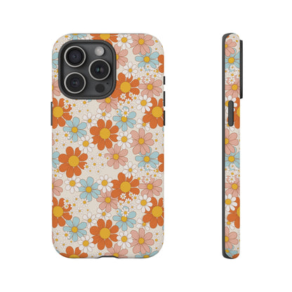 Vintage Retro Daisy Floral Phone Case