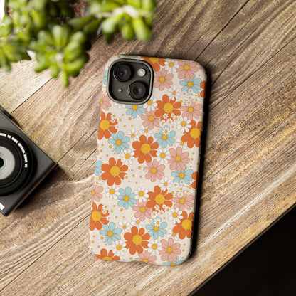 Vintage Retro Daisy Floral Phone Case