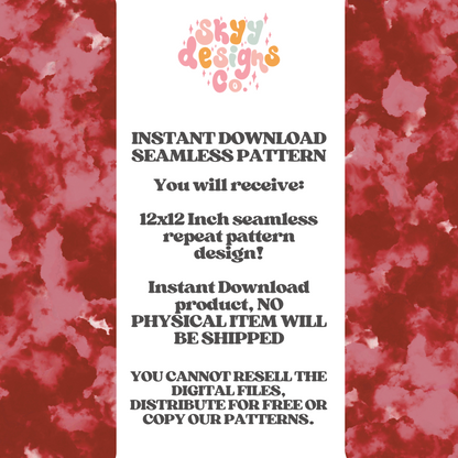 Valentine tie dye pattern design