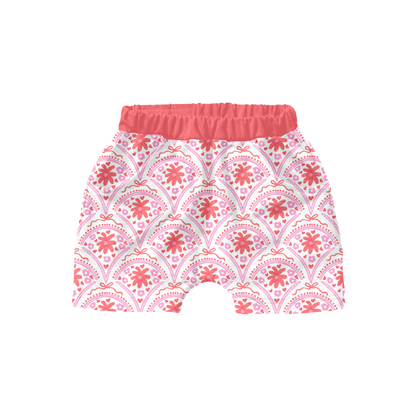 Watercolor Scallop Floral