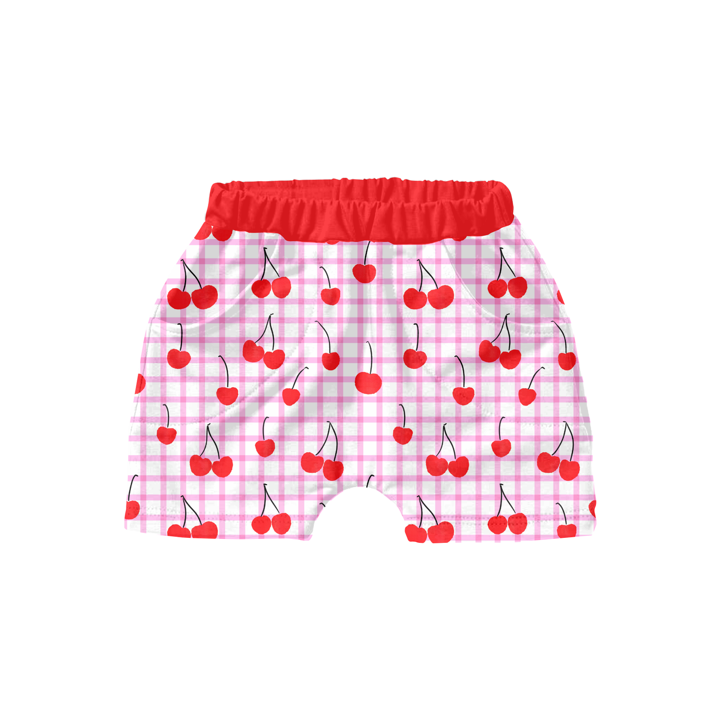 Vibrant cherry gingham