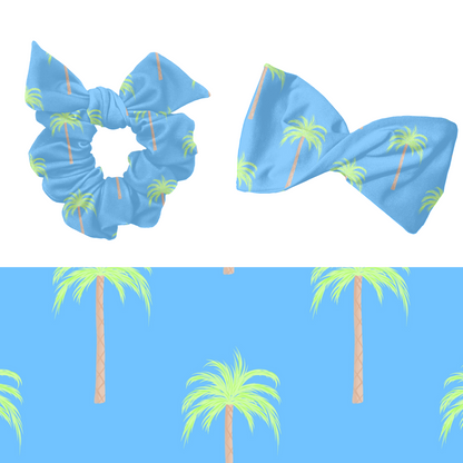 Bright Summer Palm Tree Pattern